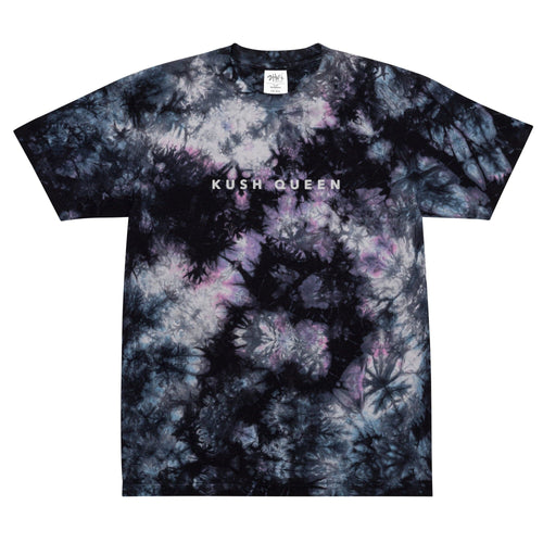 KQ Shop S Kush Queen Oversized tie-dye t-shirt