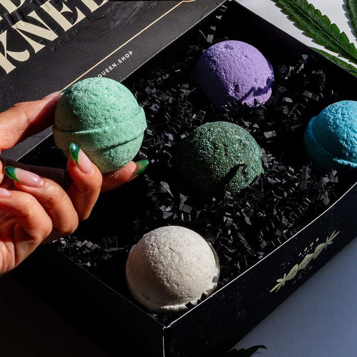 Kush Queen CBD Bath Bomb Complete Mini Collection