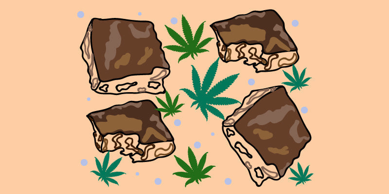 Edible brownie illustration