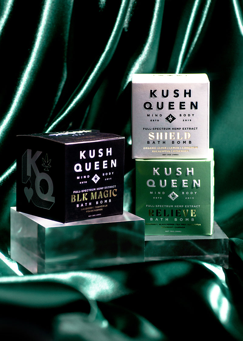 Learn the science of a kush queen bath bomb
