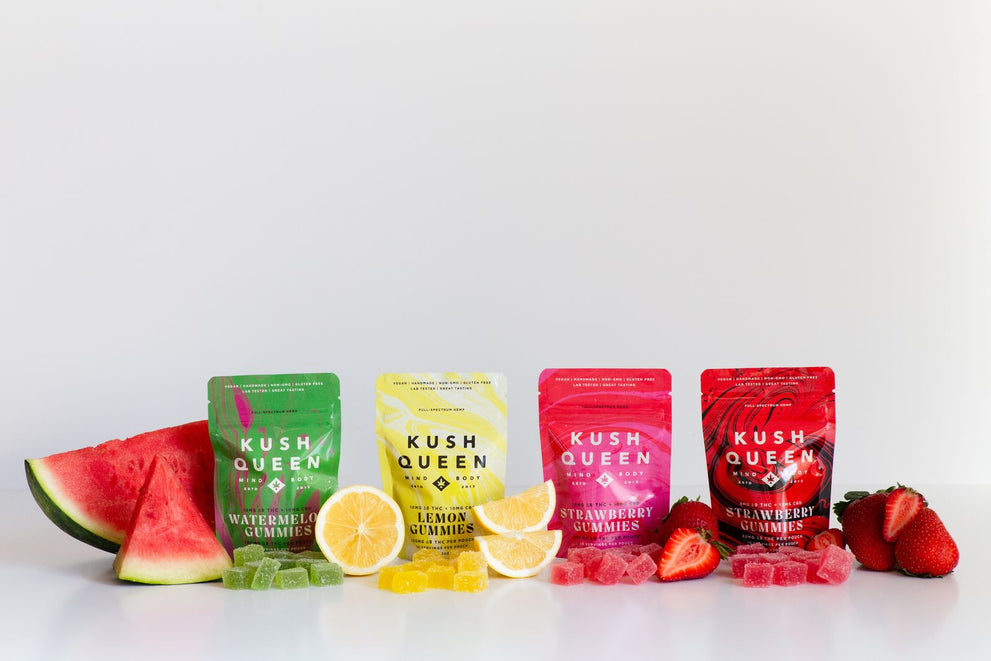 Multiple THC gummies