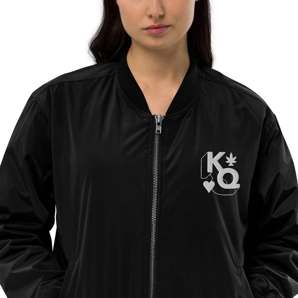 KQ Shop Merchandise Premium recycled bomber jacket