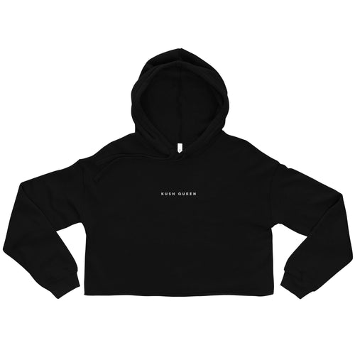KQ Shop S Kush Queen Crop Hoodie