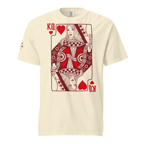 KQ Shop S 'Kush Queen of Hearts' Unisex garment-dyed heavyweight t-shirt