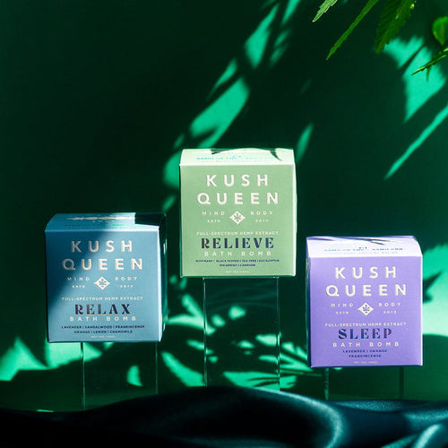 Kush Queen CBD Bath Bomb 1:1 THC & CBD Bath Bomb Bundle