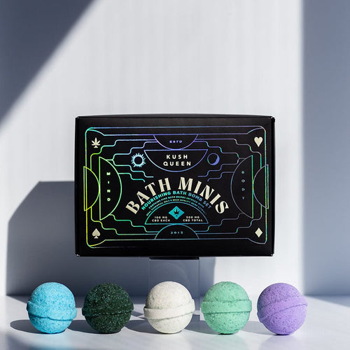 Kush Queen CBD Bath Bomb Complete Mini Collection