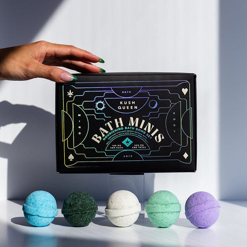 Kush Queen CBD Bath Bomb Complete Mini Collection