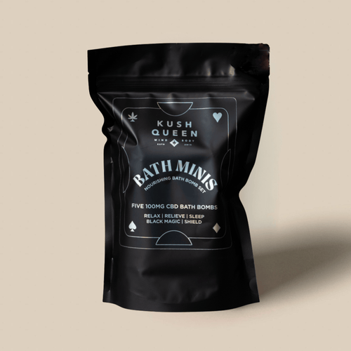 Kush Queen CBD Bath Bomb Mini CBD Bath Bomb Collection
