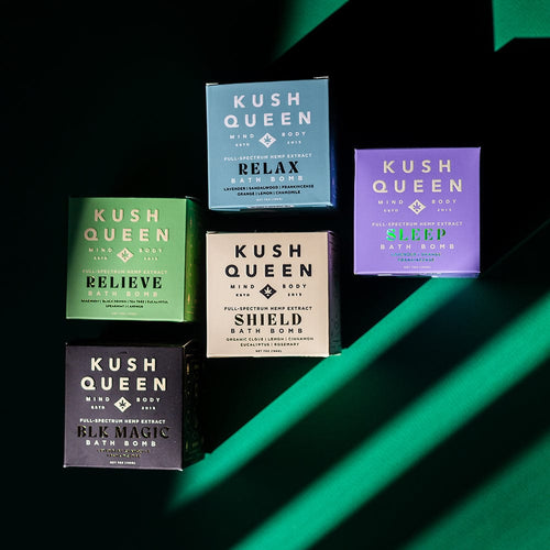 Kush Queen CBD Bath Bomb The Complete 250mg CBD Bath Bomb Bundle