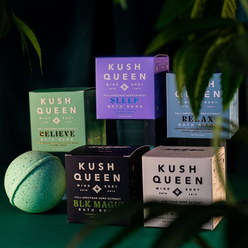 Kush Queen CBD Bath Bomb The Complete 250mg CBD Bath Bomb Bundle