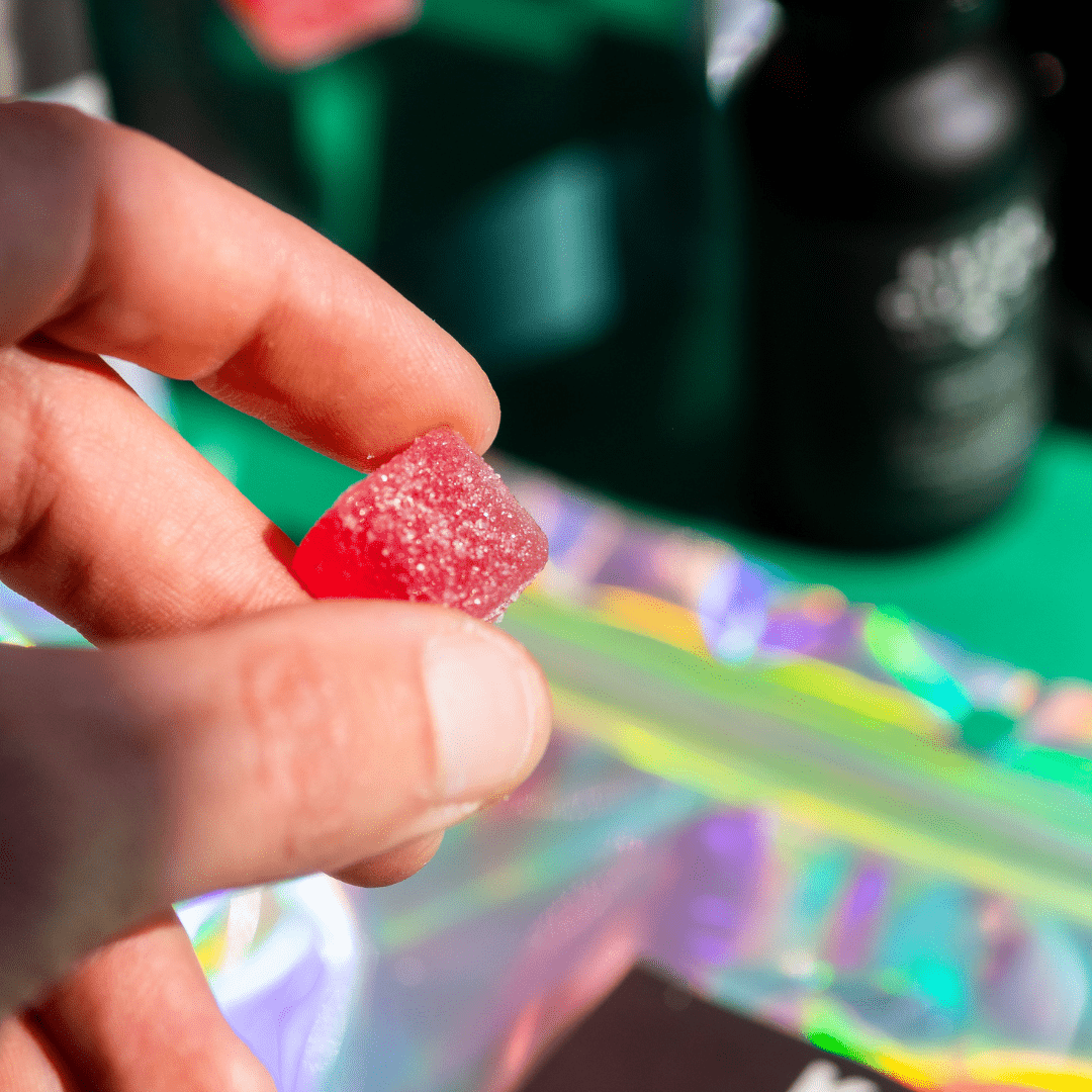 thc gummies close up