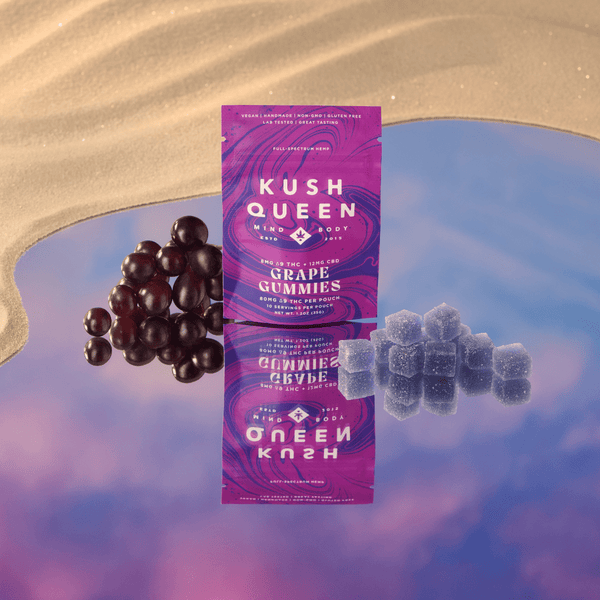 Grape Delta 9 THC + CBD Gummies