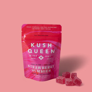 Strawberry Delta 8 THC + CBD Gummies