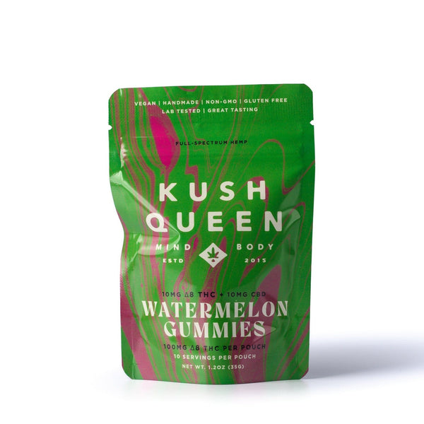 Watermelon Delta 8 THC + CBD Gummies (hover)