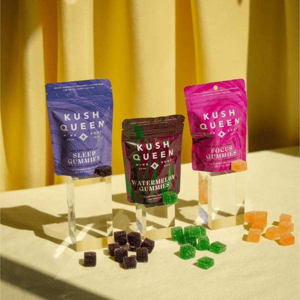 Kush Queen Ingestibles High Function: THC Gummies for Focus & Sleep