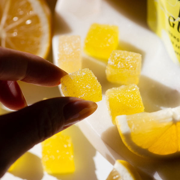 Kush Queen Ingestibles Lemon Delta 9 THC + CBD Gummies
