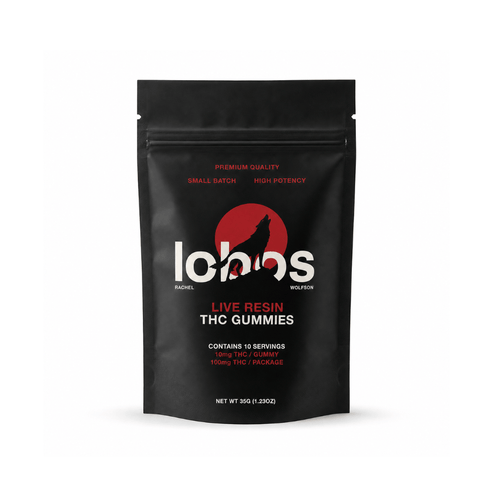 Kush Queen Ingestibles Lobos Live Resin THC Gummies