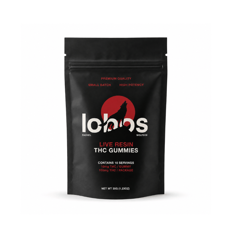 Kush Queen Ingestibles Lobos Live Resin THC Gummies