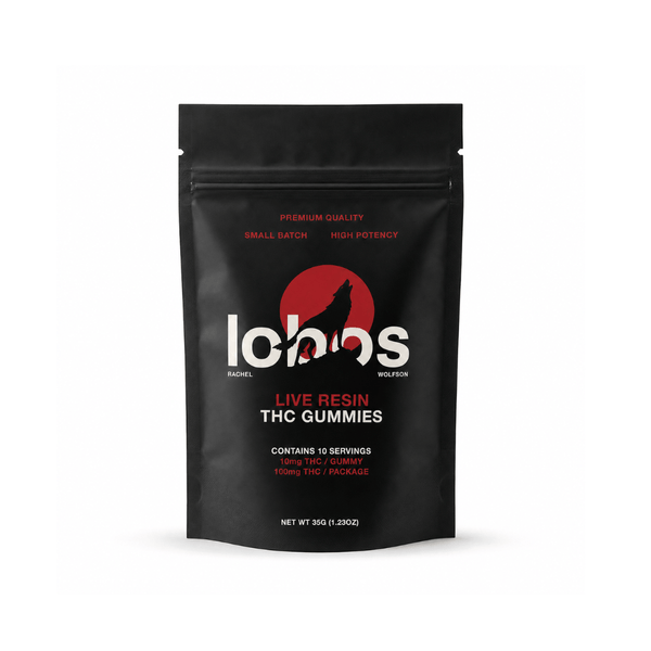 Kush Queen Ingestibles Lobos Live Resin THC Gummies