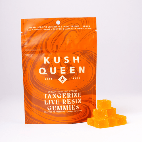 Kush Queen Ingestibles Strain Specific Live Resin THC Gummies
