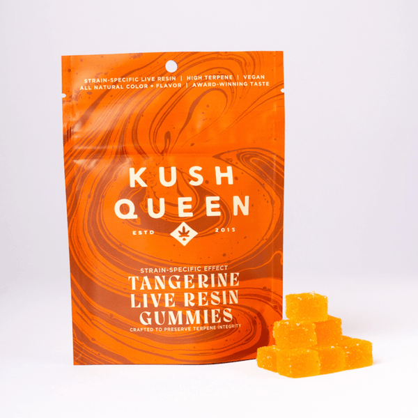 Kush Queen Ingestibles Strain Specific Live Resin THC Gummies