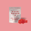 Kush Queen Ingestibles Zero Sugar Strawberry Delta 9 THC + CBD Gummies