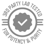 Third Party Lab Tested for potency and Purity