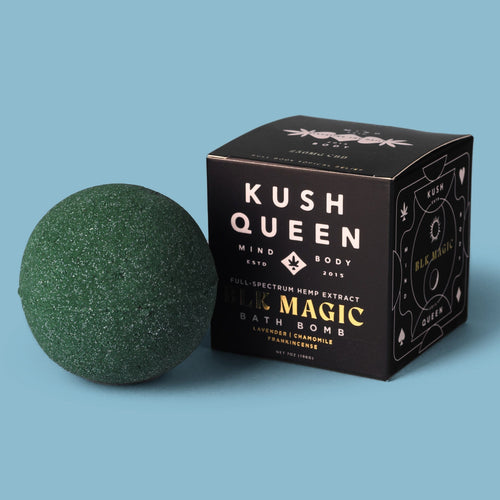 Kush Queen CBD Bath Bomb 100mg Black Magic CBD Bath Bomb