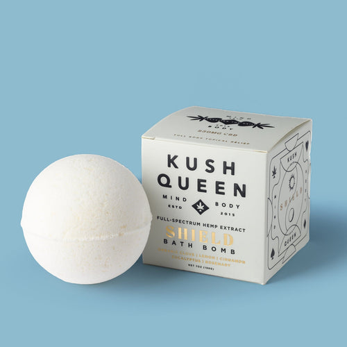 Kush Queen CBD Bath Bomb Shield For Immunity CBD Bath Bomb